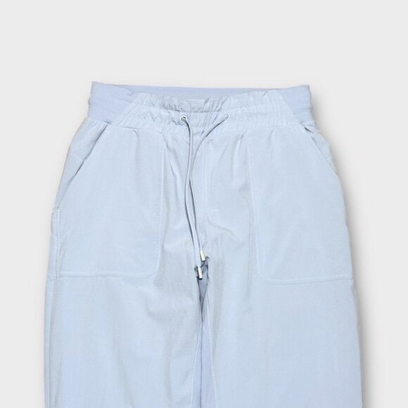 Lululemon Beyond the Studio Crop 6 Blue Linen Jogger Lined Sweatpant - Picture 6 of 8